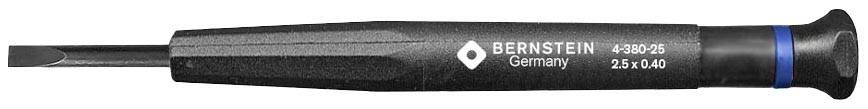 BERNSTEIN Tools for Electronics 4-380-25 Platte schroevendraaier Kopbreedte: 2.5 mm Koplengte: 17 mm