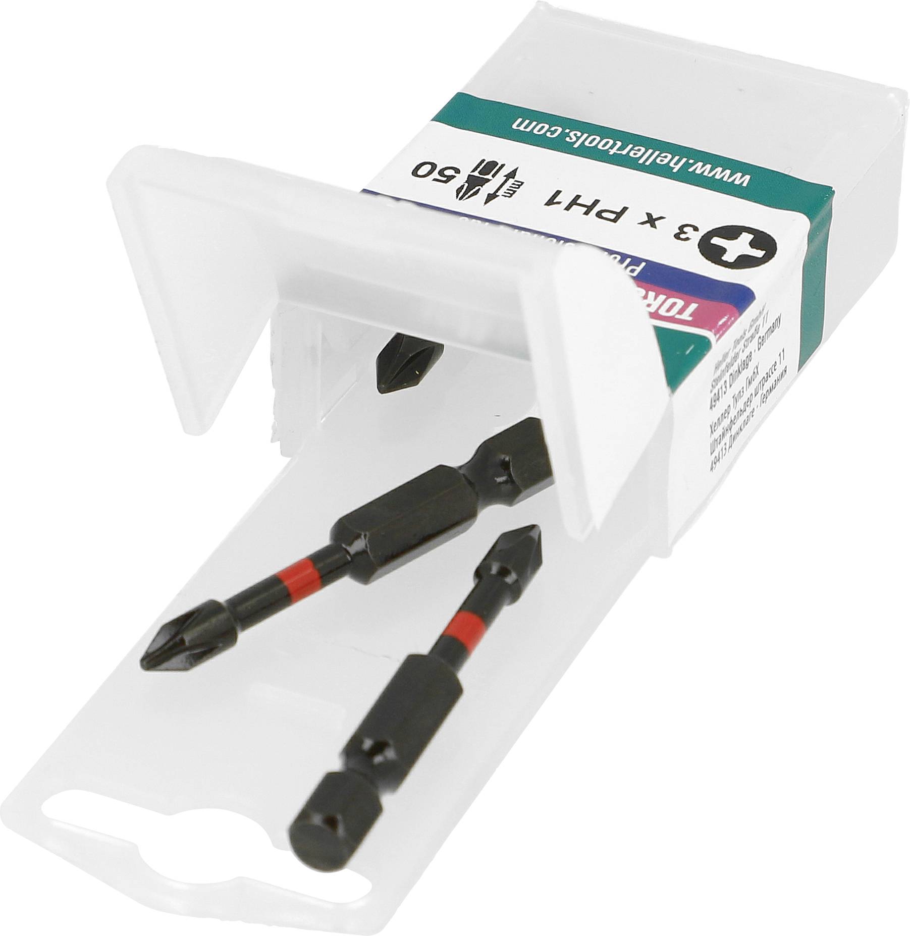 Heller Torsion Impact Bits 30548 Bitset 3-delig Torsion zone