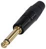 Rean AV RP2C-B jack utični konektor 6.35 mm utikač Broj polova (broj): 2 1 St.