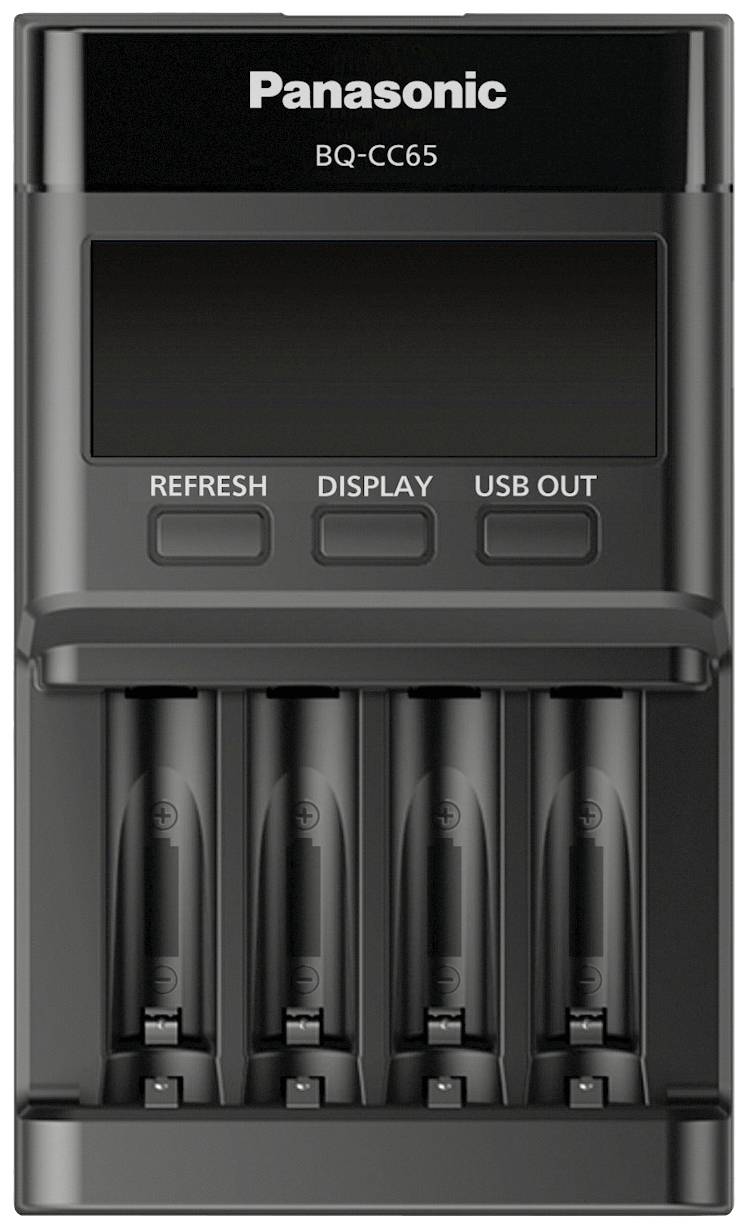 Panasonic BQ CC65E Chargeur de piles rondes NiMH LR03 AAA LR6 AA