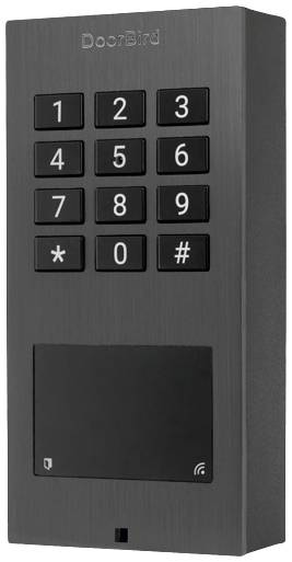 DoorBird 423872202 Codetoetsenbord met RFID Opbouw (op muur) IP65 Met verlicht toetsenbord