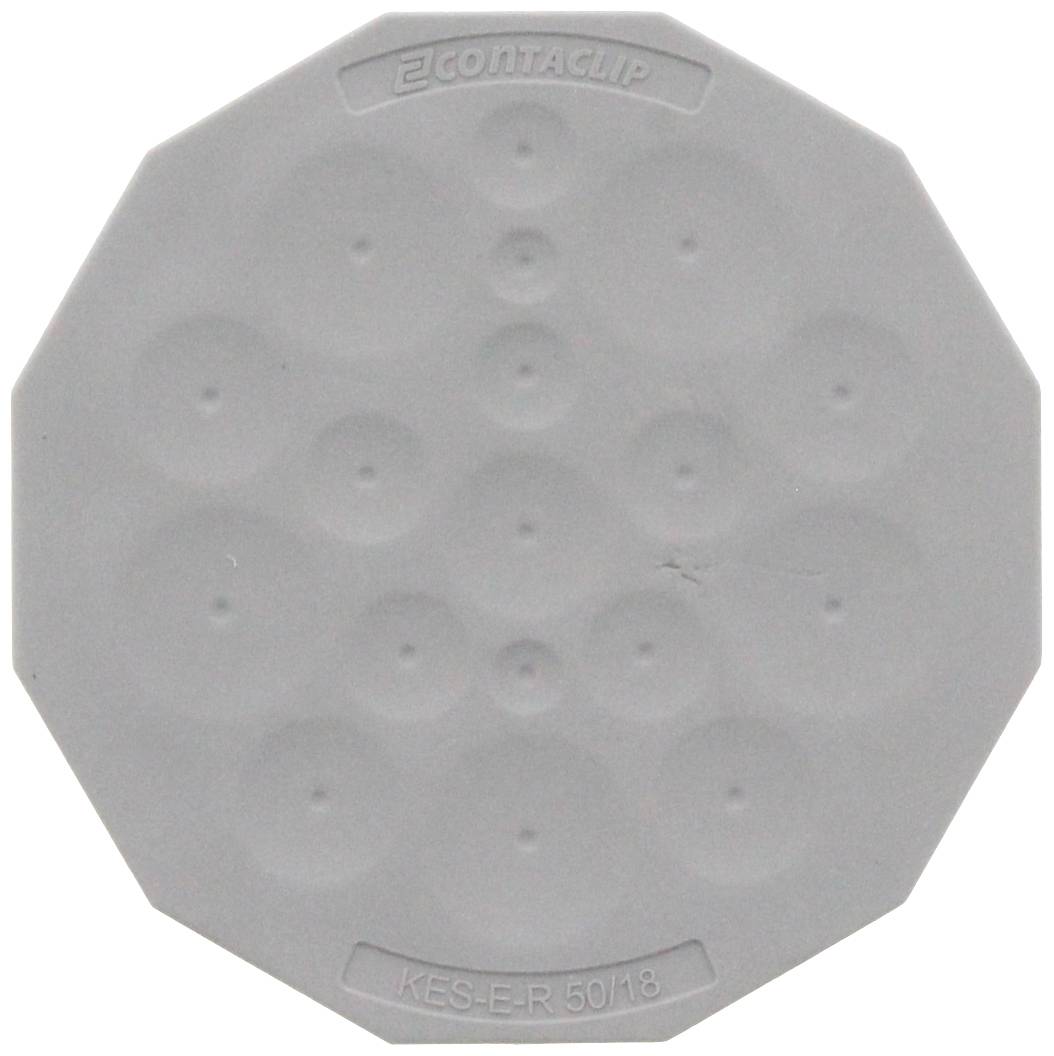 CONTA-CLIP KES-E-R 50/18 A GR Kabelinvoering Diameter montagegat 50 mm Klem-Ø (max.) 12.0 mm Plaatdikte (max.) 2.5 mm Thermoplastisch elastomeer Grijs 1 stuk(s)
