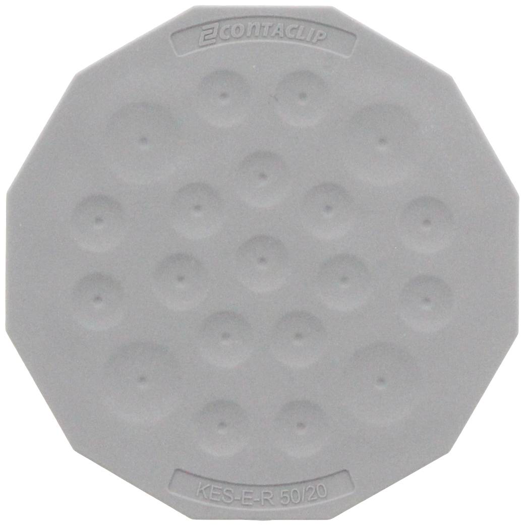 CONTA-CLIP KES-E-R 50/20 A GR Kabelinvoering Met doordringbaar membraan Diameter montagegat 50 mm Klem-Ø (max.) 9.3 mm Plaatdikte (max.) 2.5 mm Thermoplastisch