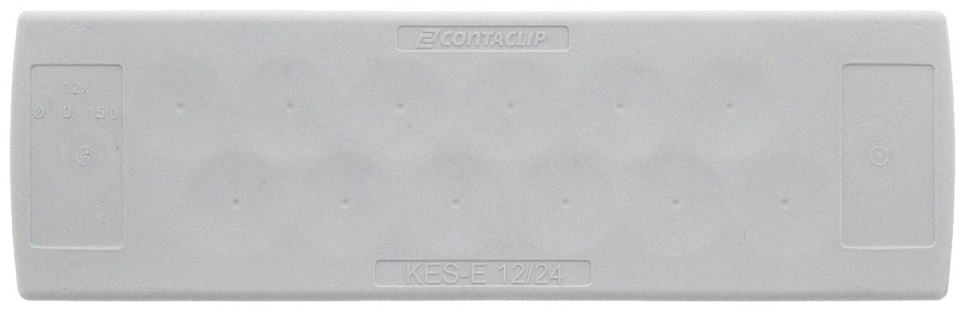 CONTA-CLIP KES-E 12/24 A GR Kabelinvoering Met snapraster Klem-Ø (max.) 15 mm Plaatdikte (max.) 2.5 mm Thermoplastisch elastomeer Grijs 1 stuk(s)
