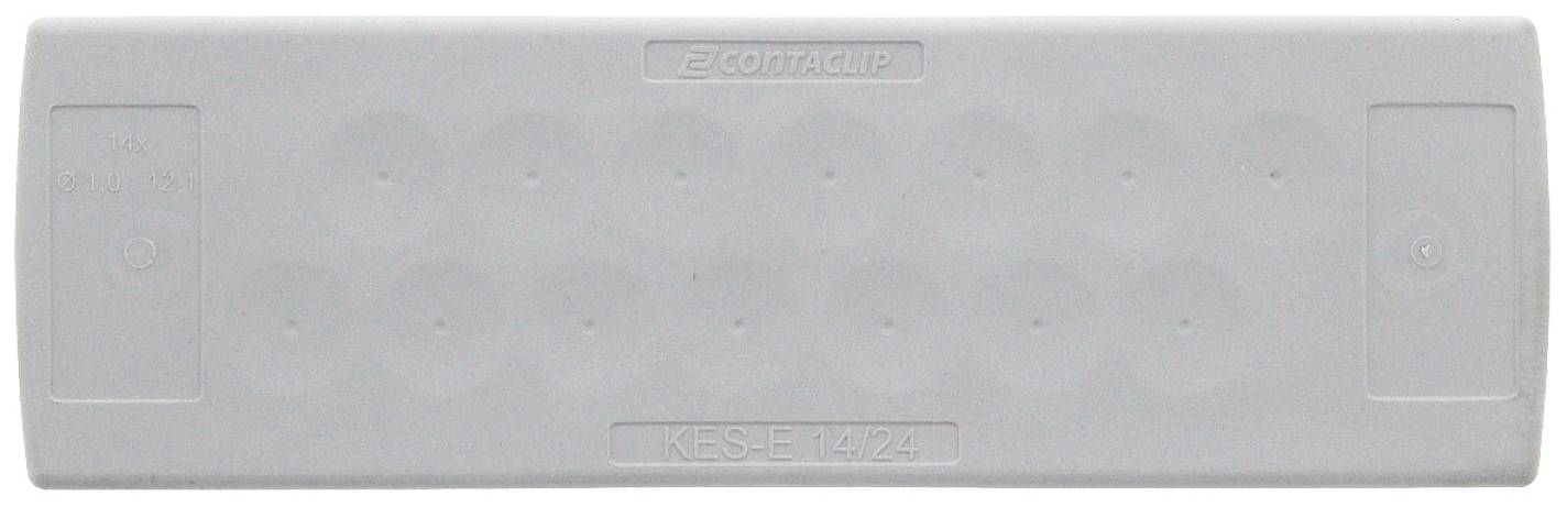 CONTA-CLIP KES-E 14/24 A GR Kabelinvoering Met doordringbaar membraan Klem-Ø (max.) 12.1 mm Plaatdikte (max.) 2.5 mm Thermoplastisch elastomeer Grijs 1 stuk(s)