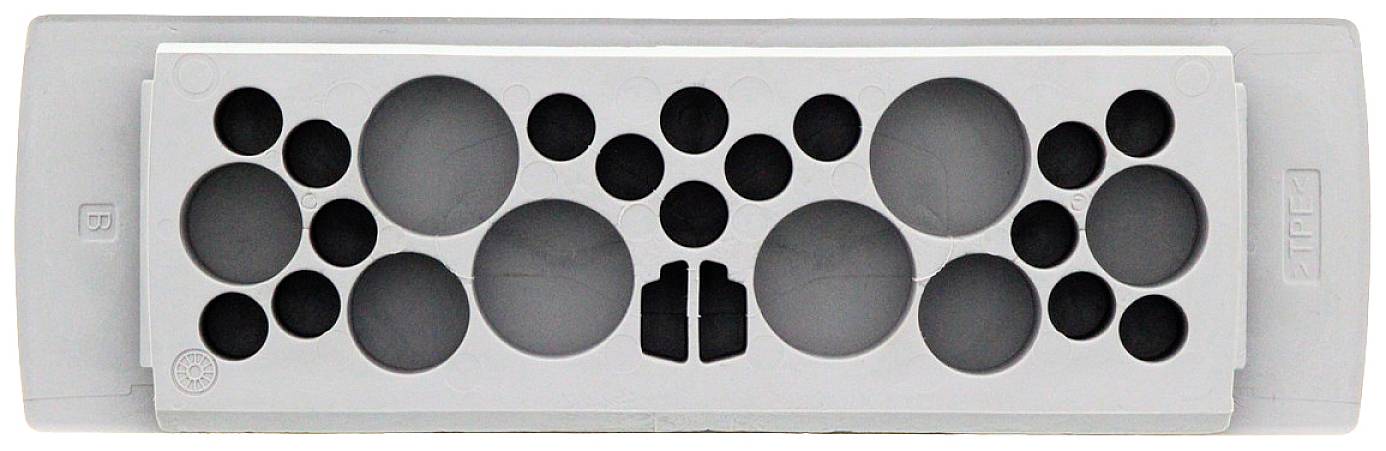 CONTA-CLIP KES-E 26/24 B GR Kabelinvoering Met doordringbaar membraan Klem-Ø (max.) 16.1 mm Plaatdikte (max.) 4 mm Thermoplastisch elastomeer Grijs 1 stuk(s)