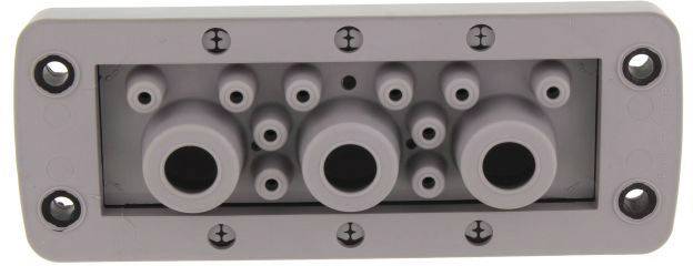 CONTA-CLIP KES 13/24 GR Kabelinvoering Met schroefaansluiting Diameter montagegat 5.5 mm Polyamide 6.6 Grijs 1 stuk(s)
