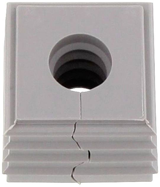CONTA-CLIP KDS-DE 8-9 GR Afdichtingselement Met trekontlasting Klem-Ø (max.) 9 mm Thermoplastisch elastomeer Grijs 10 stuk(s)