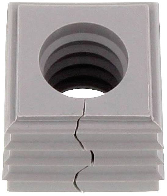 CONTA-CLIP KDS-DE 11-12 GR Afdichtingselement Met trekontlasting Klem-Ø (max.) 12 mm Thermoplastisch elastomeer Grijs 10 stuk(s)
