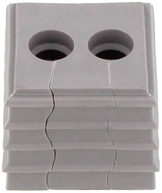 CONTA-CLIP KDS-DE 2X6,5 GR Afdichtingselement Met trekontlasting Klem-Ø (max.) 6.6 mm Thermoplastisch elastomeer Grijs 1 stuk(s)