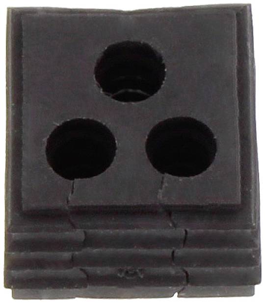 CONTA-CLIP KDS-DE 3X5-6 BK Afdichtingselement Deksel zwart (RAL 9005) Klem-Ø (max.) 6.5 mm Thermoplastisch elastomeer Zwart 1 stuk(s)