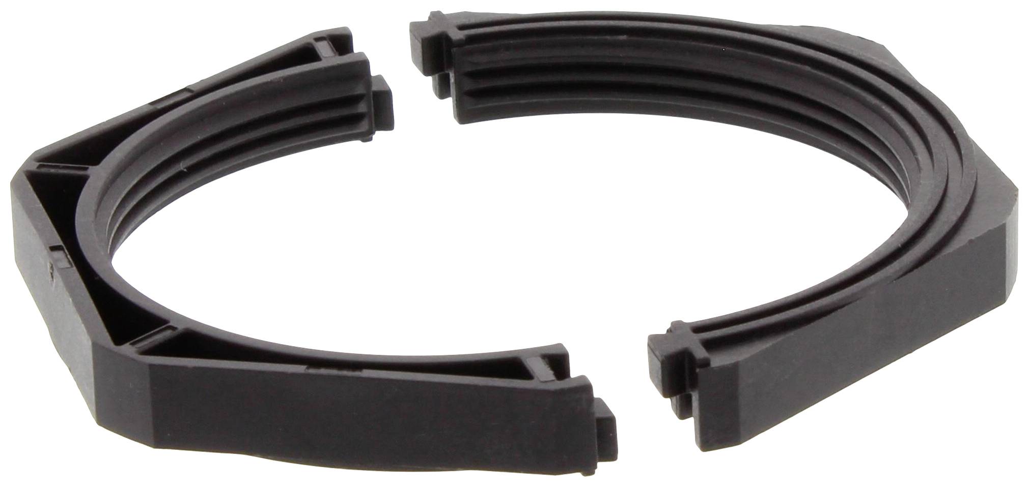 CONTA-CLIP 28620.4 KDS-GM 50 BK Opgedeeld M50 M50 Polyamide 6.6 Zwart 5 stuk(s)