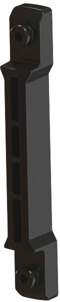 CONTA-CLIP KDSI-AVR BK Vergrendeling Met snapraster Polyamide 6.6 Zwart 1 stuk(s)