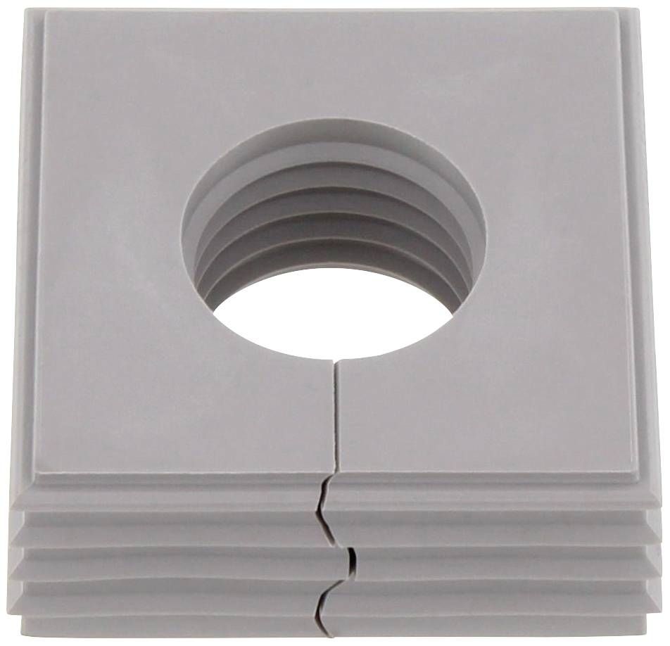 CONTA-CLIP KDS-DEG 20-21 GR Afdichtingselement Met trekontlasting Klem-Ø (max.) 21 mm Thermoplastisch elastomeer Grijs 1 stuk(s)