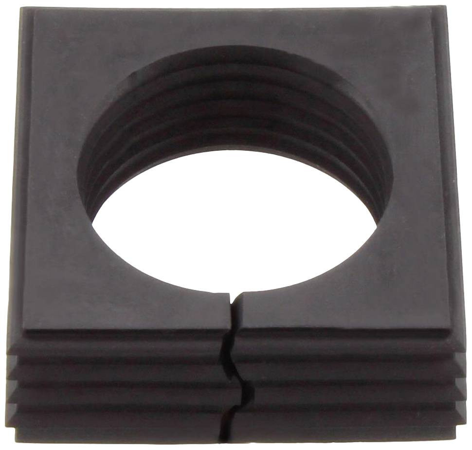CONTA-CLIP KDS-DEG 30-31 BK Afdichtingselement UV-bestendig, Deksel zwart (RAL 9005), Met trekontlasting Klem-Ø (max.) 31 mm Thermoplastisch elastomeer Zwart 1