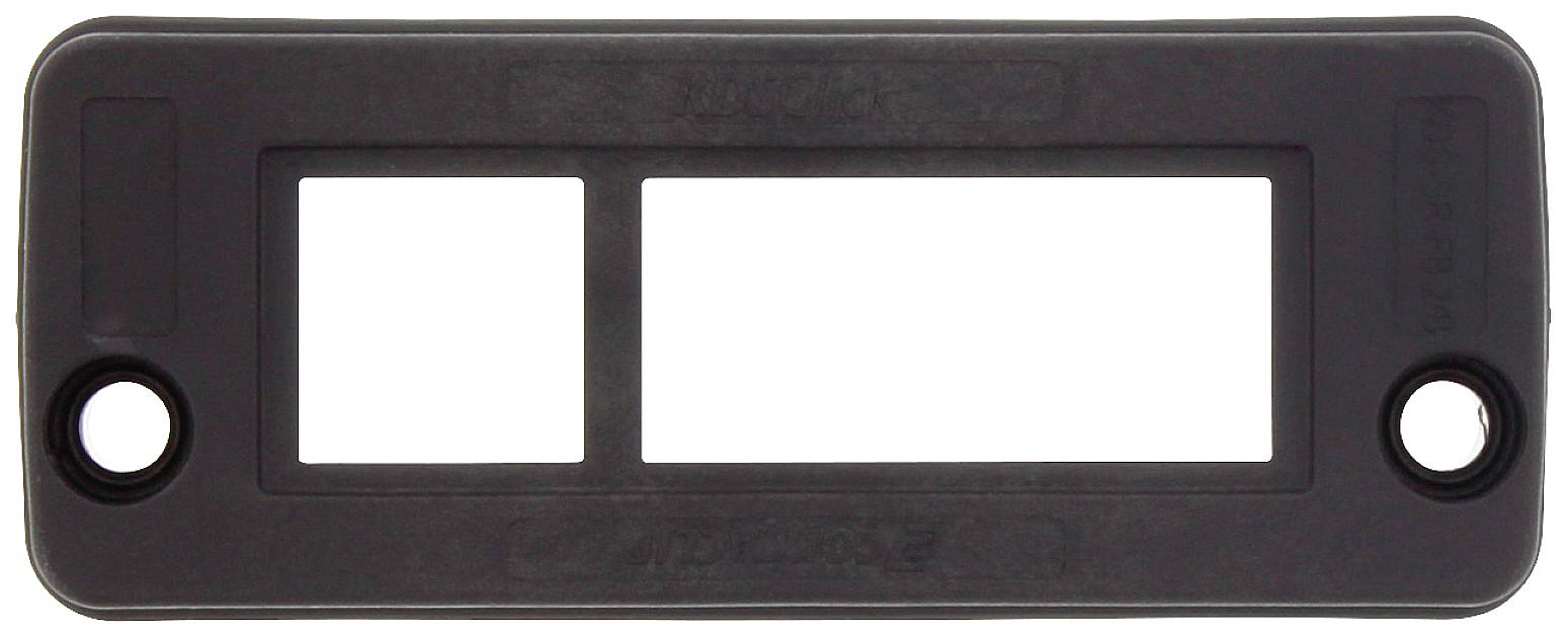 CONTA-CLIP KDS-SR-FB2/B BK Kabeldoorvoering Met dichting Diameter montagegat 5.5 mm Polyamide 6.6 Zwart 1 stuk(s)