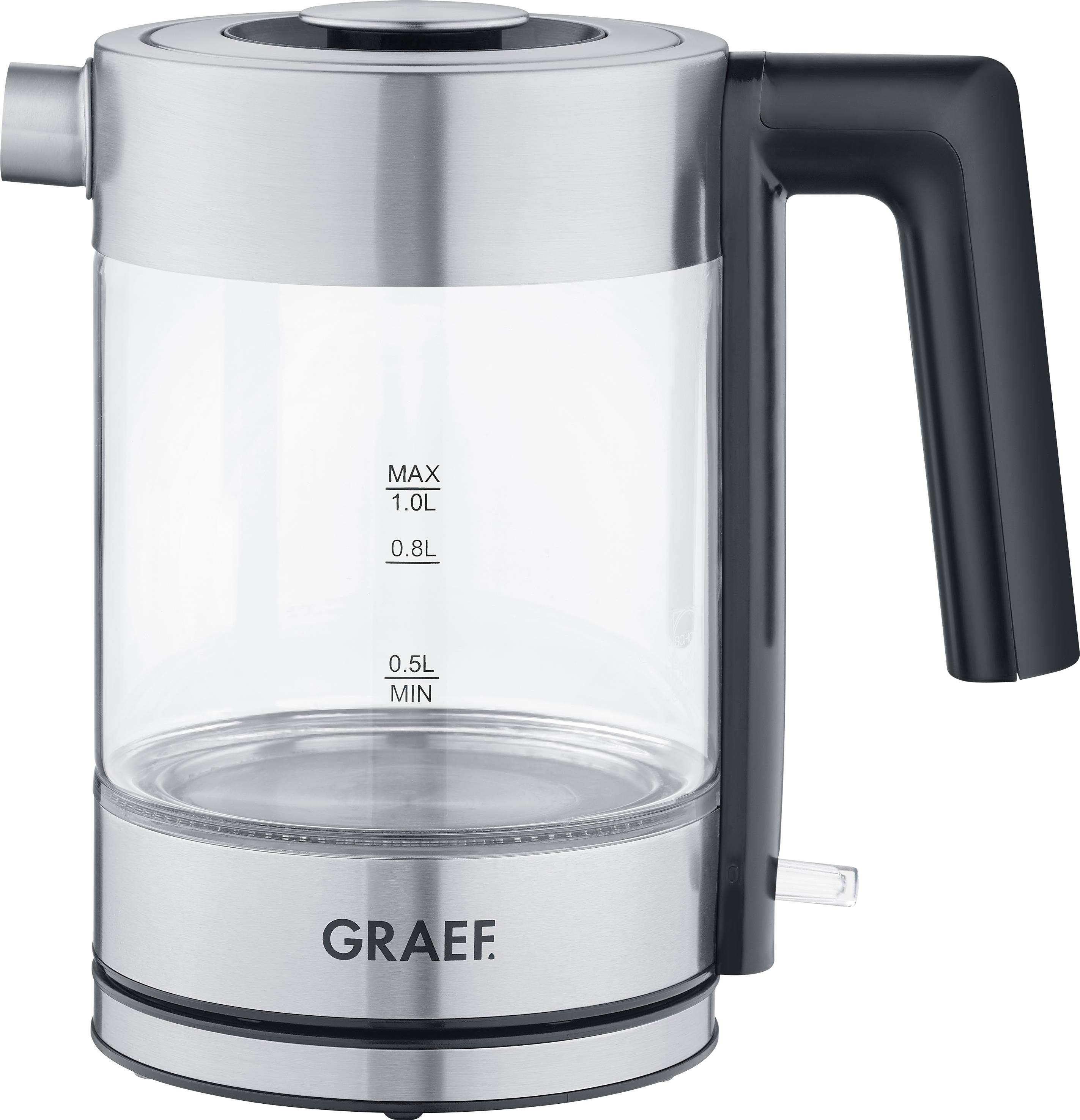 Graef WK300 Waterkoker Oververhittingsbeveiliging Aantal/Volume: 1 l RVS