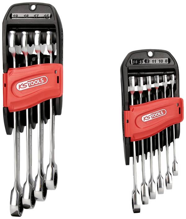 KS Tools 503.4250  komplet prstenasto-viličastih ključeva 10-dijelni Veličina ključa (metrička) (naslov) 19 mm