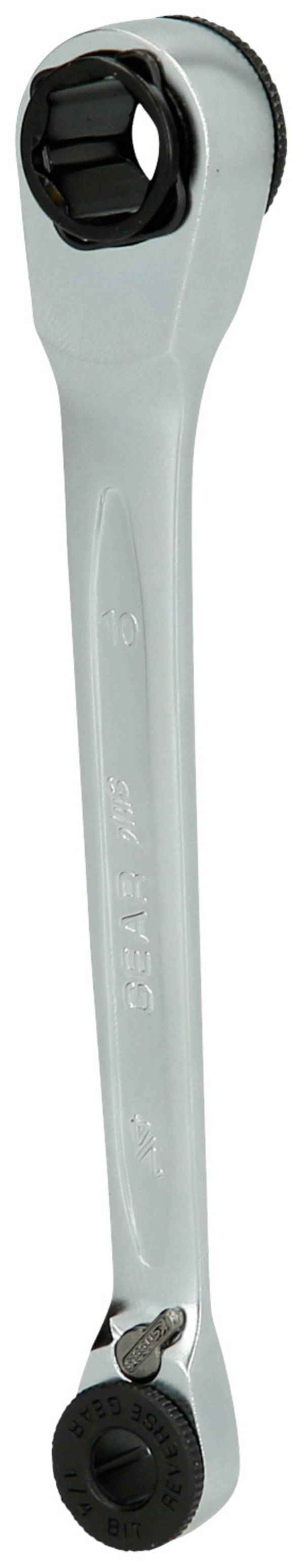 KS Tools 5.034.678 503.4678 mini Bit ključ sa zakretnom čegrtaljkom 1/4" (6.3 mm) 124.50 mm