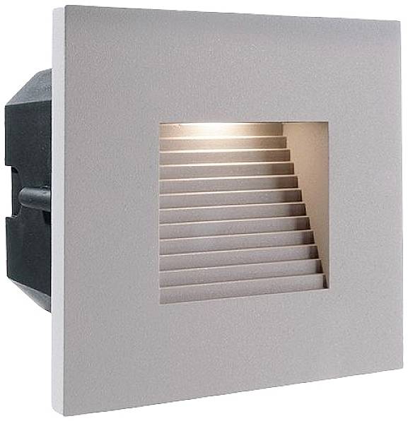 Deko Light Abdeckung silber grau eckig für Light Base II COB Outdoor 930417 Afdekking Zilver