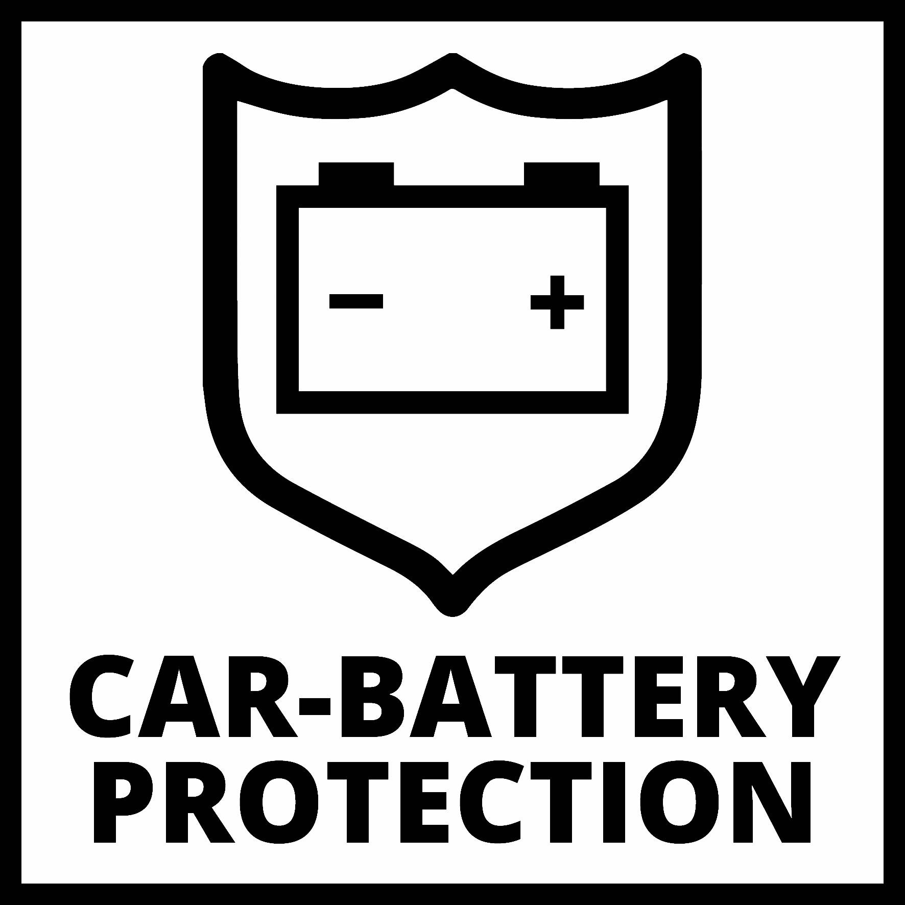 Simbol s autobaterijom u grbu iznad. Ispod piše 'ZAŠTITA AUTOBATERIJE'.