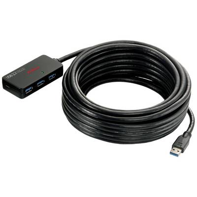 USB 3.0 produžni kabel s četiri priključka i dugačkim kabelom.