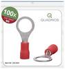 Quadrios 22C444 prstenasta kabelska stopica Presjek (maks.)=1.5 mm² Otvor Ø=8.5 mm izolirani dio crvena 1 Set