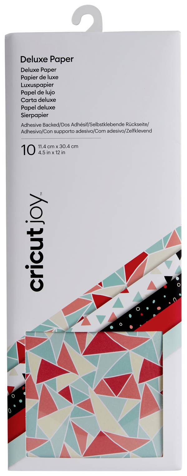 Cricut Joy Adhesive Backed Deluxe Paper dizajnerski set