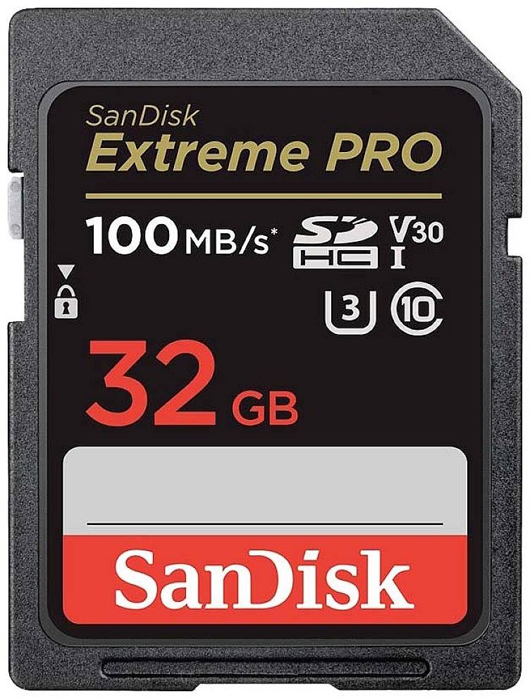 SanDisk Extreme PRO Carte SDHC 32 GB Class 10 UHS-I résistance aux chocs, étanche