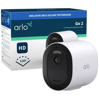 Nadzorna kamera Arlo Go 2, HD kvaliteta, 130° vidno polje, uključuje probnu verziju Arlo Secure, pogodan za LTE vanjski nadzor.