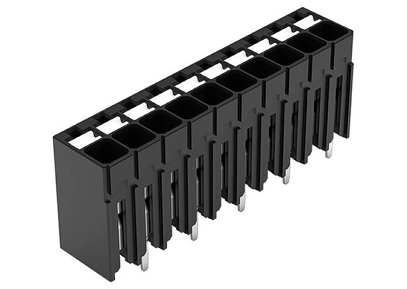 WAGO 2086-1130/300-000 Printklem 1.50 mm² Aantal polen 10 Zwart 1 stuk(s)
