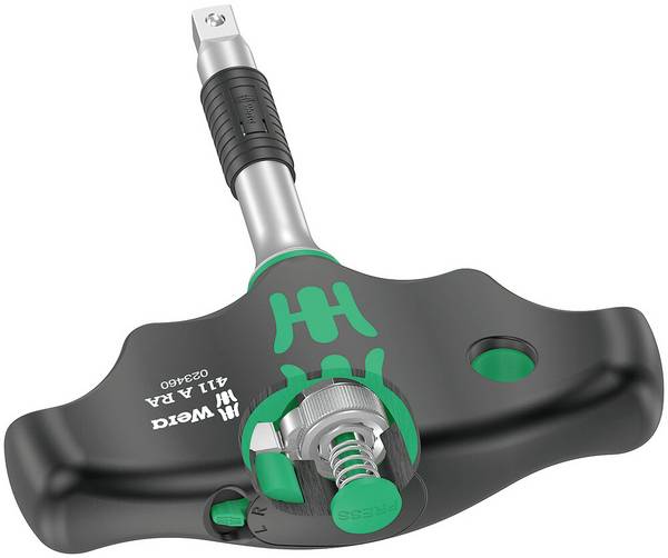 Wera 411 A RA Quergriff univerzalno odvijač s ragljom  Širina ključa (cole): 1/4 palac Duljina oštrice: 45 mm