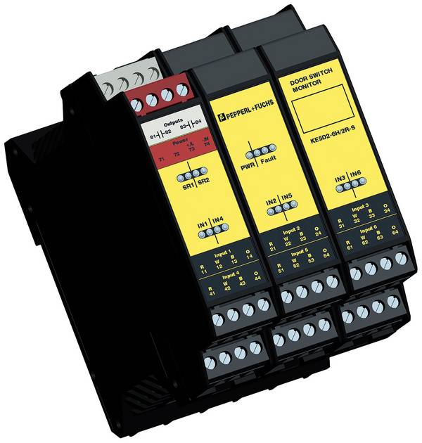sigurnosni relej KE5D2-6H/2R-S Pepperl+Fuchs Radni napon (broj): 24 V DC/AC 2 zatvarač (Š x V x D) 67.8 x 99 x 107 mm 1 St.