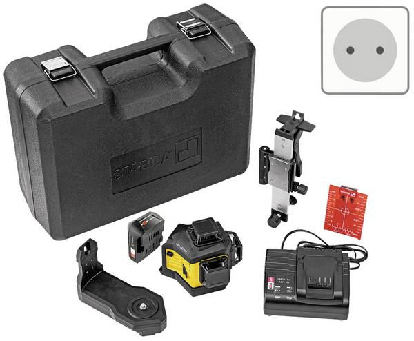 Stabila LAX 600, 12-V-System, 7-pcs (EU) višenamjensk linijski laser   samonivelirajući Raspon (maks.): 30 m
