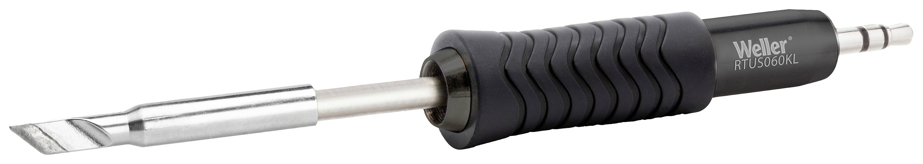 Lemilica s crnom ručkom, metalnim vrhom i natpisom 'Weller Industrial' na kraju ručke.