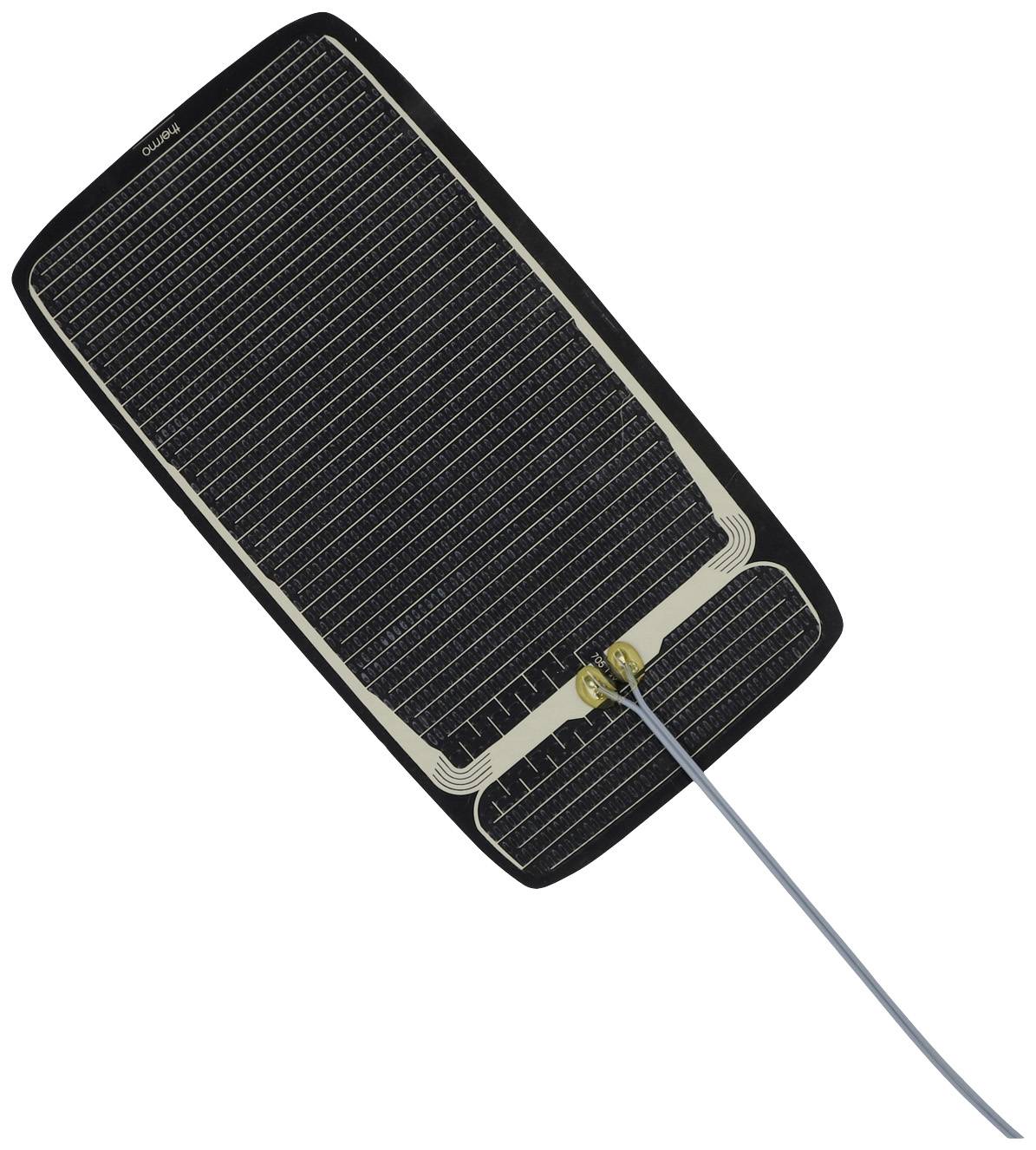 Tanka, pravokutna solarna ploča s žičnim priključkom, specijalizirana za male elektroničke uređaje ili eksperimentalne primjene.