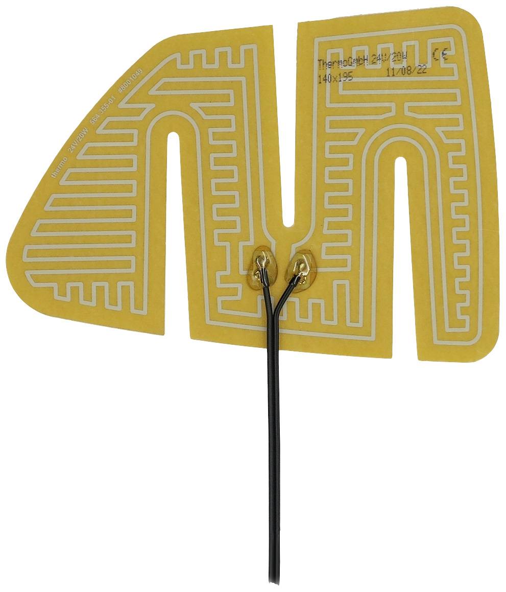 Thermo TECH Polyester Verwarmingsfolie 24 V 20 W (l x b) 195 mm x 140 mm