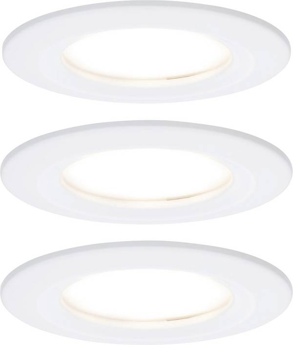 Paulmann  LED ugradno svjetlo za kupaonicu 3-dijelni komplet    18 W  mat-bijela