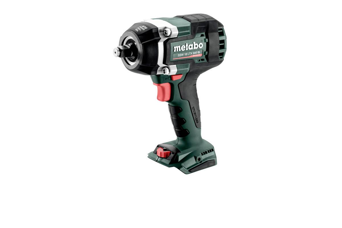 Metabo SSW 18 LTX 800 BL 602403840 Slagskruvdragare batteri 800 Nm 18 V Antal batterier som ing&aring;r 0 exkl. batteri/laddare, Utan laddare
