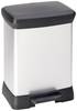 Curver DECO Bin 240638 kontejner za limenke 30 l (Š x V x D) 390 x 510 x 290 mm srebrna, crna 1 St.