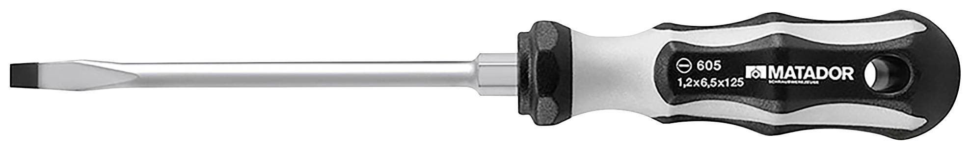 Matador Schraubwerkzeuge 2K Werkplaats Platte schroevendraaier Kopbreedte: 10 mm Koplengte: 175 mm