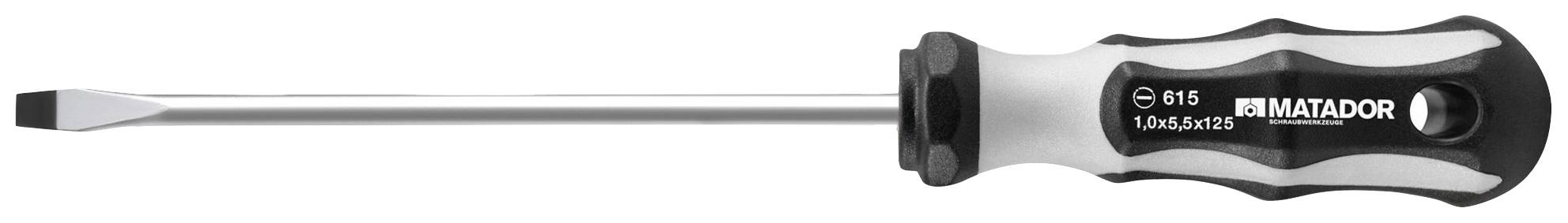 Matador Schraubwerkzeuge 2K Werkplaats Platte schroevendraaier Kopbreedte: 6.5 mm Koplengte: 150 mm