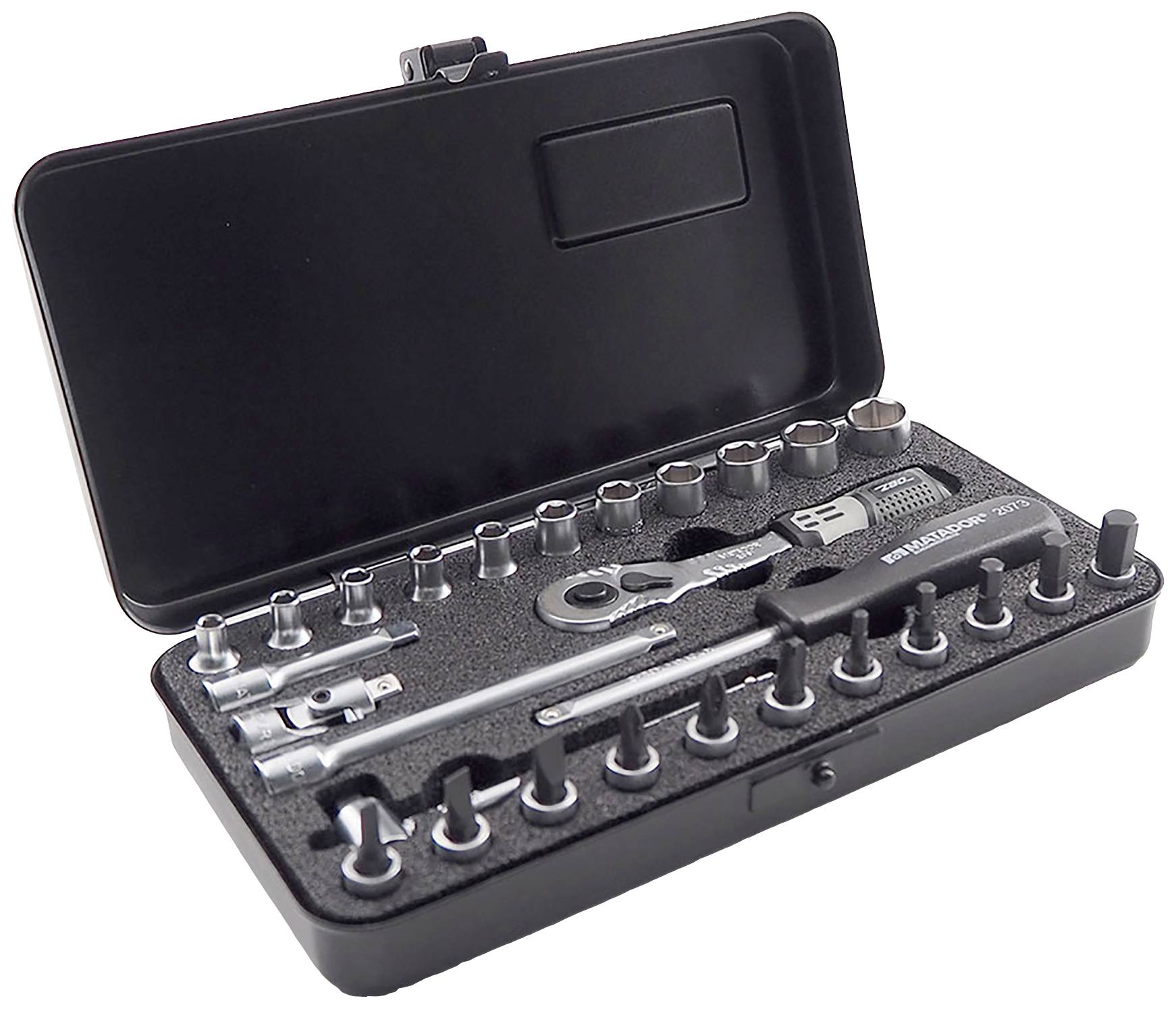 Matador Schraubwerkzeuge 6-kt., 28-tlg. 21359280 Dopsleutelset 28-delig