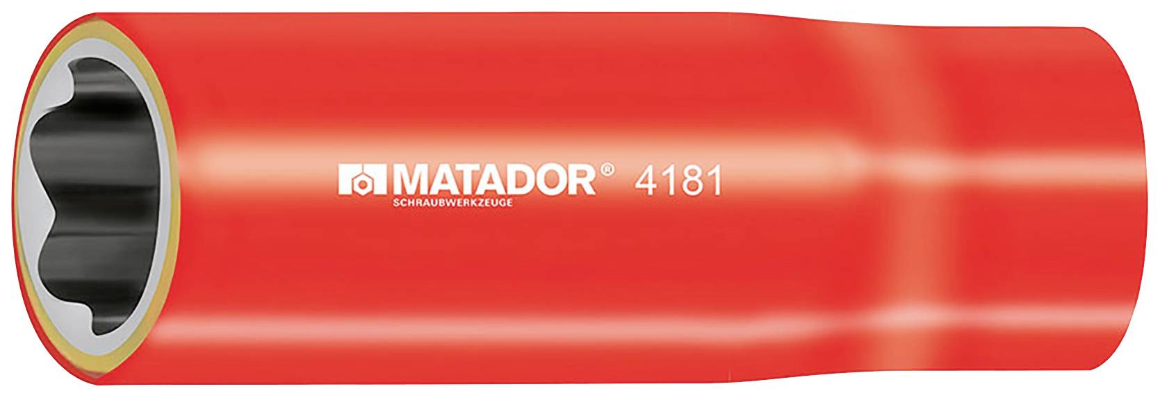 Matador Schraubwerkzeuge VDE lang 41810100 Dopsleutelinzetstuk Geïsoleerd 10 mm 10 mm 1/2 (12,5 mm)