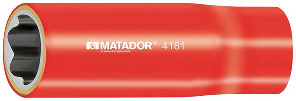 Matador Schraubwerkzeuge VDE lang 41810120 1/2" (12.5 mm) nastavak za nasadni ključ izolirani 12 mm 1/2" 12 mm   1"