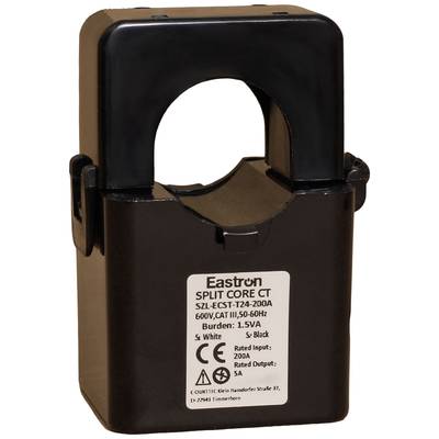 Strujni transformator, model 'Easton Split Core CT', pogodan za 600V, CAT III, 50-60Hz. Karakteristike: Opterećenje 1.5VA, struja 200A.