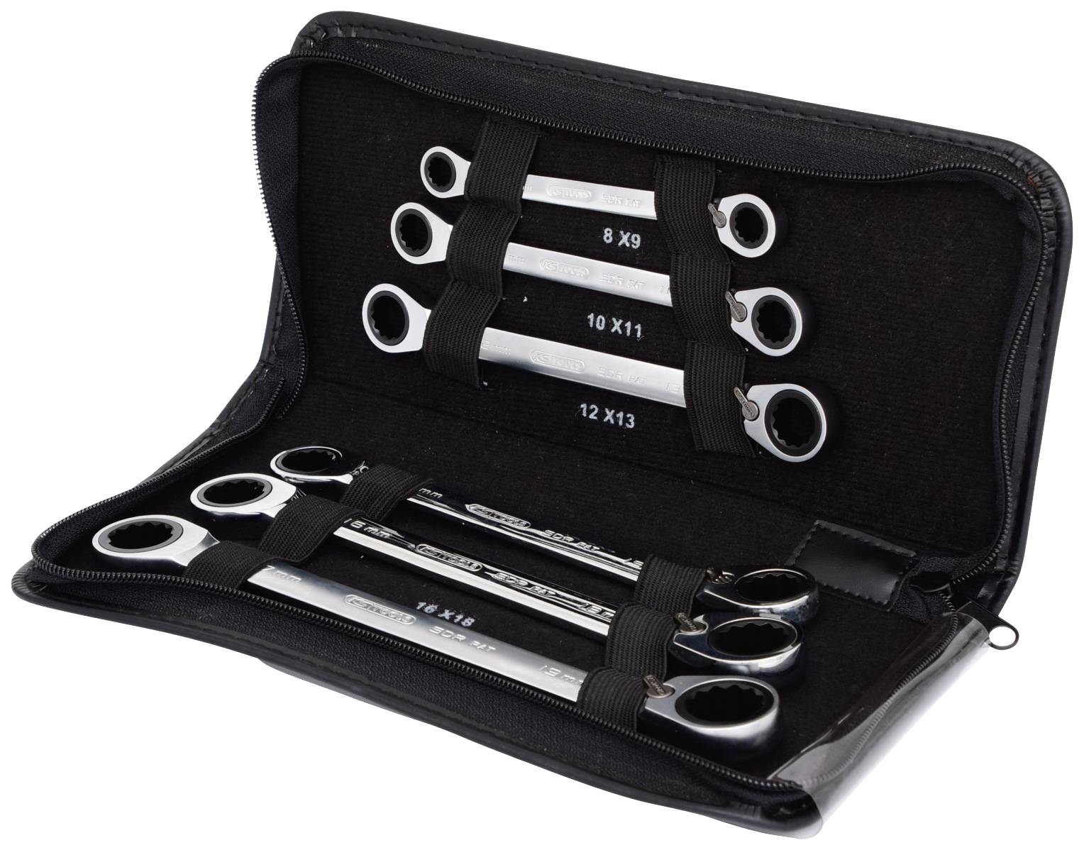 KS Tools 503.4580 komplet duplih prstenastih ključeva Veličina ključa (metrička) (naslov) 8 - 19 mm