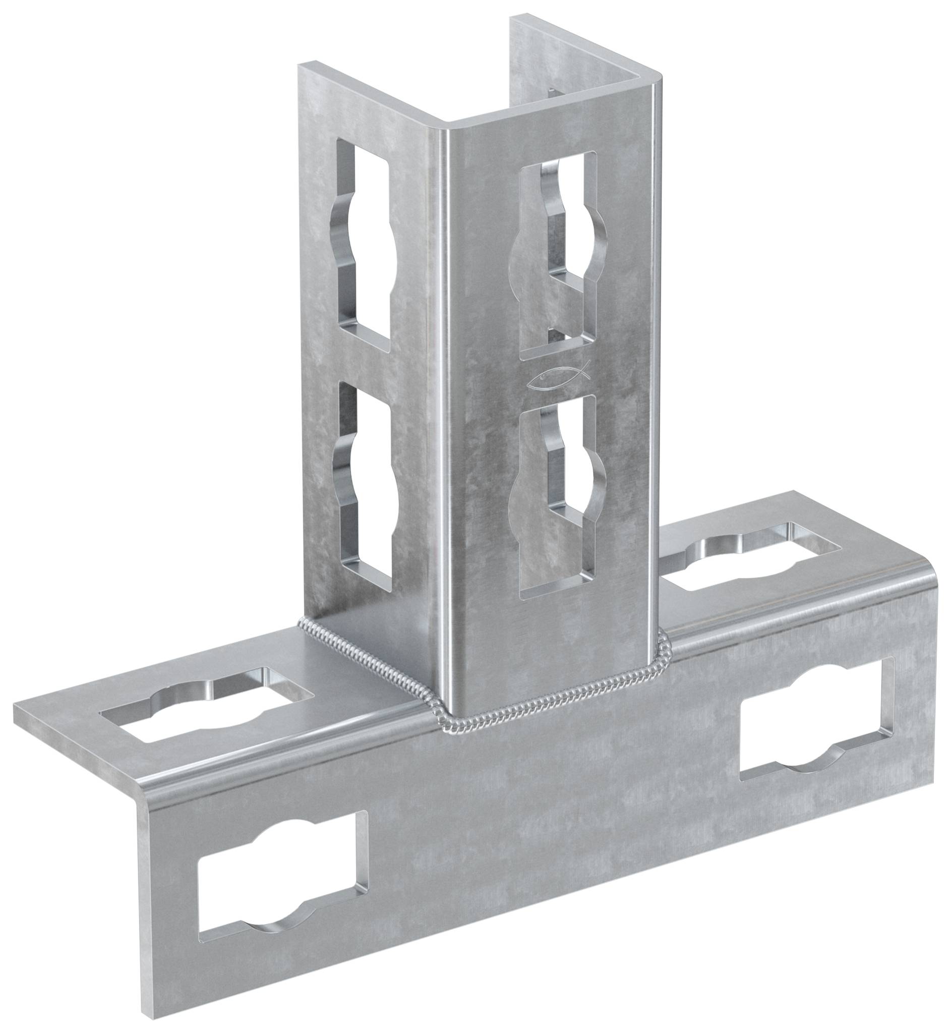 Fischer PFUF 2D spojni element čelik, pocinčani 563148 10 St.