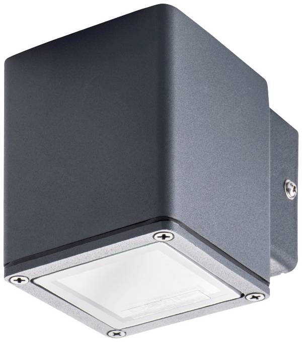 Kanlux GORI EL 135 D 29000 vanjsko zidno svjetlo, zidna svjetiljka   GU10, Par 16  antracitna boja