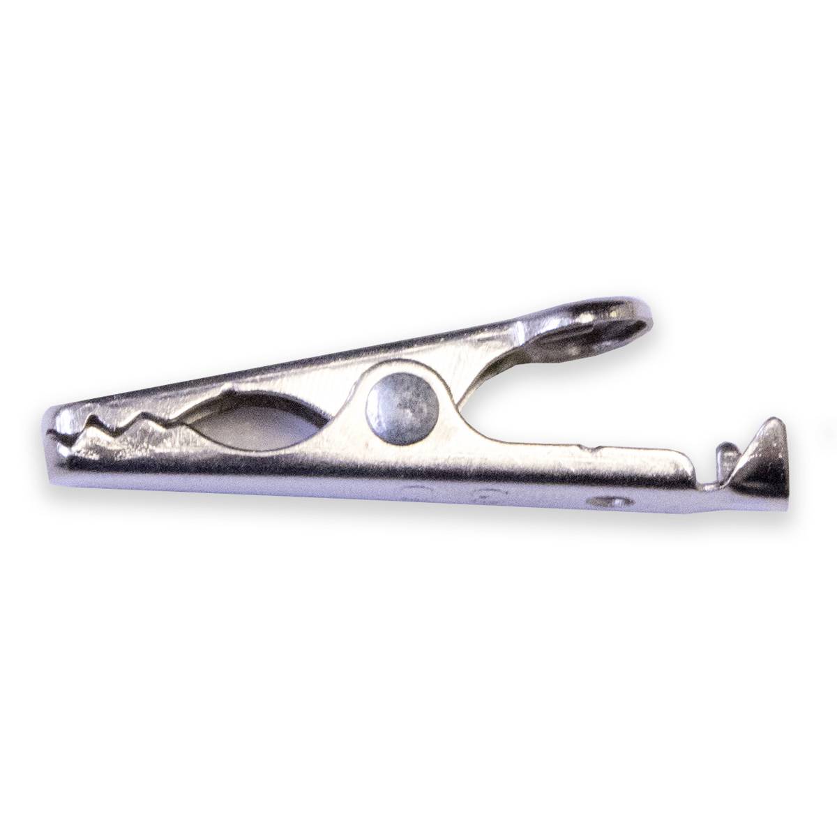 Mueller Electric BU-30 Miniatuur-krokodillenklem Staal Klembereik (max.): 4.80 mm Lengte: 27.69 mm 1 stuk(s) Piece